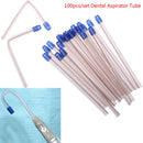 100pcs Dental Aspirator Tube Disposable Saliva Ejector Low Volume Suction T BX