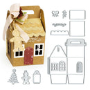 DIY Metal Christmas House Box Cutting Dies Stencil Scrapbooking Card Craft Tool