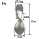 Outdoor Camping Picnic Stainless Steel Fork Spoon Tableware Ultralight Useful