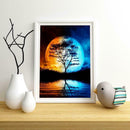 5D DIY Full Drill Diamond Painting Moon Embroidery Mosaic Kit Bedroom Decor