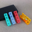 28 Grids Pills Storage Box Portable Tablet Candy Medicine Holder(Rainbow)