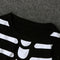 One Piece Skeleton Halloween Costume Bodysuit Baby Boys Girls Play Romper 80