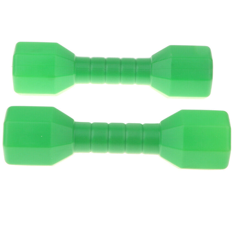4 pcs Kids Plastic Dumbbells Sports Exercise Toys Green & Pink