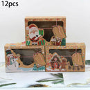12x Christmas Candy Cookie Boxes Bakery Gift Boxes Cupcake / Muffin / Cake Boxes