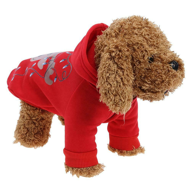 Pet christmas clothes pet dog autumn and winter jacket sweater XL
