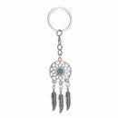 Keychain, Car Key Pendant Dreamcatcher Turquoise Feather Tassel Keychain fo L2J6