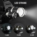 6000LM LED Headlight Headlamp Head Torch Flashlight Outdoor Work Light Lamp