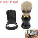 Men'S Shaving Brush Holder Stand & Hair Beard Brush Shaving Tools Wet Shavin Gw