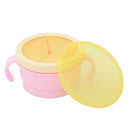 Baby Toddler Snack Bowls Feeding Food Dish Non Spill Proof w/ Lids Tableware