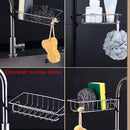 Faucet Storage Racks Sink Organizer Stainless Steel Draining Soap Sponge Dish