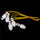 5 Pcs Water Level Switch Liquid Level Sensor Plastic Ball Vertical Float ME