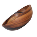 Salad Bowl Practical Durable Wooden Simple Storage Holder Kitchen Bowl CutlY Hn