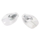 1 Pair Motorcycle Plastic Hand Guard Cold Wind Deflector Shield Transparent