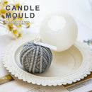 Round Wool Knitting Candle Mold Silicone Tool Clay Aroma Soap Mould Craft DIY