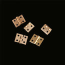 20pcs Mini Brass Plated Hinge Small Decorative Jewelry Cigar Box Hinges JR