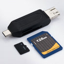 Mini 5-in-1 Card Reader Multifunctional Type-C USB C/USB A/Micro-USB TF/OTG