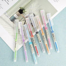 8PCS Set Gel Pen Metallic Pastel Glitter Neon Gel Pens Students Tools Offic X3V1