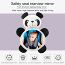 Cartoon Panda Car Adjustable Rearview Mirror Infant Safety Seat Back Mirror