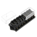 8 Way Circuit Auto Car Boat Trailer Blade Fuse Box Block Holder EAH NDG