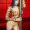 Sexy Women Hollow Out High Cut Bodysuit Leopard One Piece Swimwear LingerieA Kw