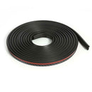 5m Car Door Seal Strip Sound Insulation Weatherstrip (Carbon Fiber Look) A