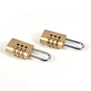 Solid Brass Lock Digit Combination Password Code for Gym Outdoor Locker Case  BX