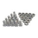 60pcs/pack Aluminium Alloy Greenhouse Nuts And Bolts