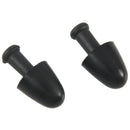 Black PVC Swimmer Swimming Nose Clip Ear Plug + Clear Case Unisex