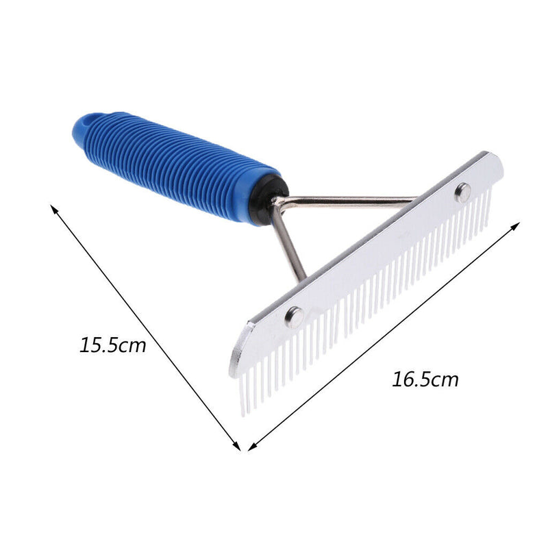 Pet Dog Cat Hair Slicker Brush Coat Dematting Rake Comb Thick Hair Knot Remove