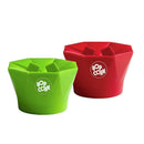 Silicone Popcorn Popper Maker Microwave Popcorn Machine for Kitchen Green