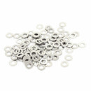 M3x6mmx0.5mm Stainless Steel Round Flat Washer for Bolt Screw 100Pcs SH F6J0