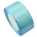 1 roll 40mm 22 Meters silk satin ribbon for wedding party(LIGHT BLUE)
