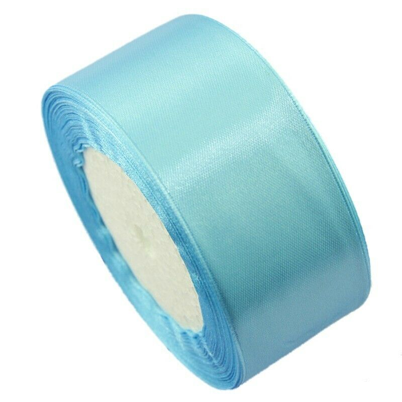 1 roll 40mm 22 Meters silk satin ribbon for wedding party(LIGHT BLUE)