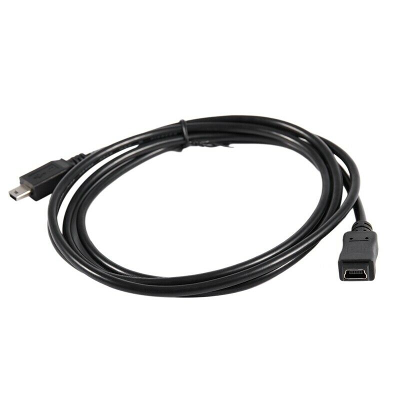1.5m Mini USB B 5pin Male To Female Extension Cable Cord Adapter Black
