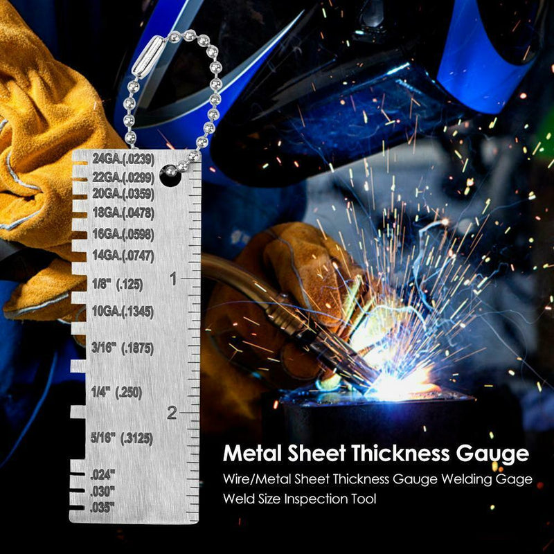 Wire/Metal Sheet Thickness Gauge Welding Gage Weld Size Inspection Tool