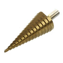 Set of 3 Drills Cutters Floors Conical HSS steel