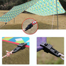 Outdoor Tent Canopy Clip Sunshade Fixed Buckle Multi-Functional Wind Rope Black