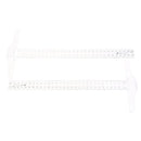 12'' 30cm Plastic Metric T Square Double Side Ruler Tool Measurement Measuring