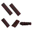 New 5PCS/Set  Auto Car Gears set Handbrake Rearview mirror Safety belt covers