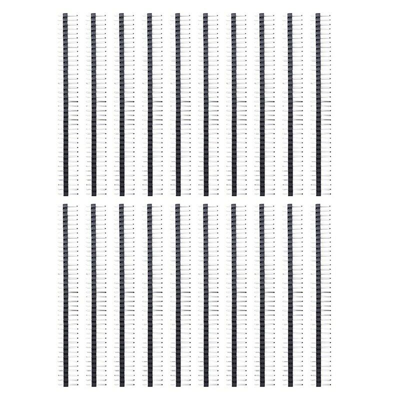 20 Pcs 2.54mm Pitch 40Pin Male Straight Pin Header Strip Connector I3O9