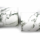 1X(Marble Pattern Portable Makeup Brush Holder Cosmetics Make Up Cup Storag