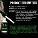 2pcs Mustache Beard Growth Oil Eyebrows Facial Hair Growth Treatments 30ml