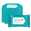10sheets/Pack Portable 75% Alcohol Wet Wipes Antiseptic Cleaning SterilizationOZ