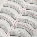 10Pair Natural Women Lady Long Eye Lashes Beauty Makeup Handmade False Eyelashes
