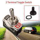 5X Toggle Switch Heavy Duty 125V 20A SPST 2 Terminal Waterproof OFF/ON Car B7S6
