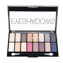 Missyoung Eye Shadow Palette 16 Colors Fashion Eyeshadow Textured Pallete F