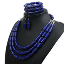 Ethnic Style Wedding Acrylic Jewelry Sets Beads Necklace Earring Bracelet S