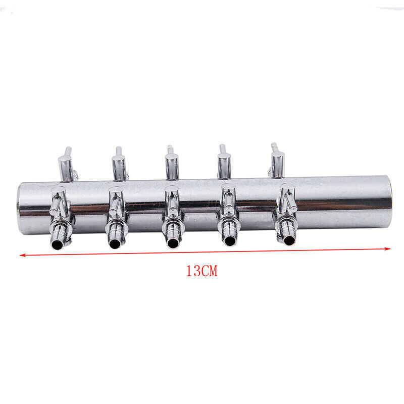 Aquarium 10-Outlet Lever Adjusted Pump Air Valve Manifold Taps