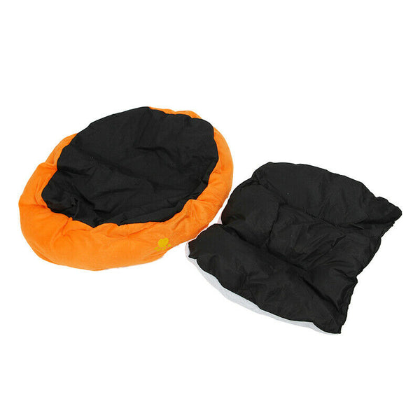Large Waterproof Warm Soft Fleece Puppy Pet Dog Cat Bed House Basket Nest M F5P8