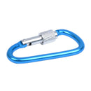 Camping Outdoor D-Ring Carabiner Hook Clip Keychain 6cm F7G1